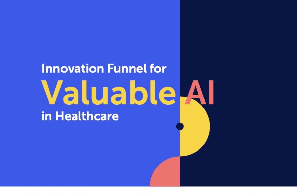 Voorpagina van Innovation Funnel for Valuable AI in Healthcare